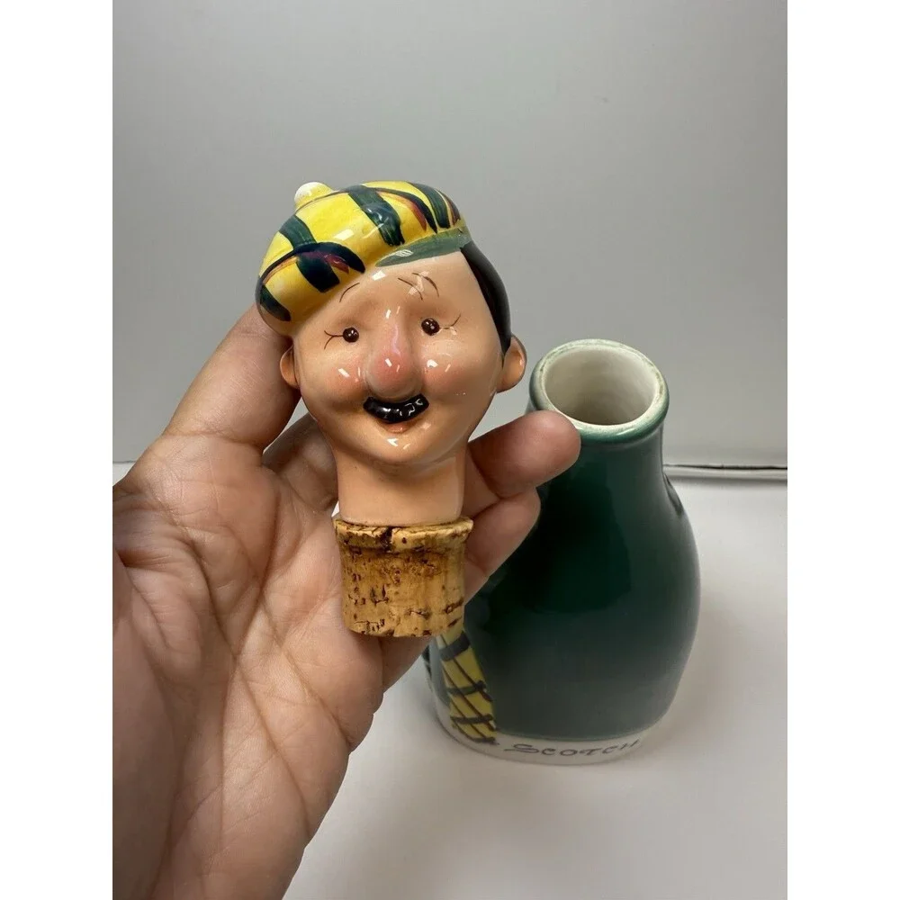 Vintage Ceramic Scotsman Scotch Musical Decanter